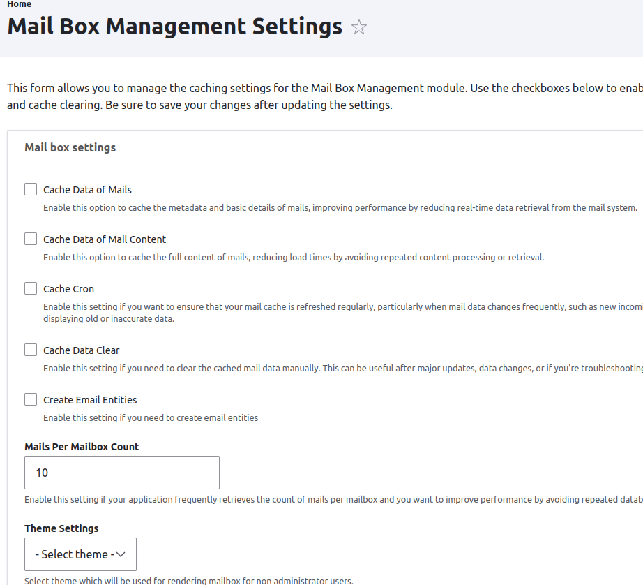 Module Settings